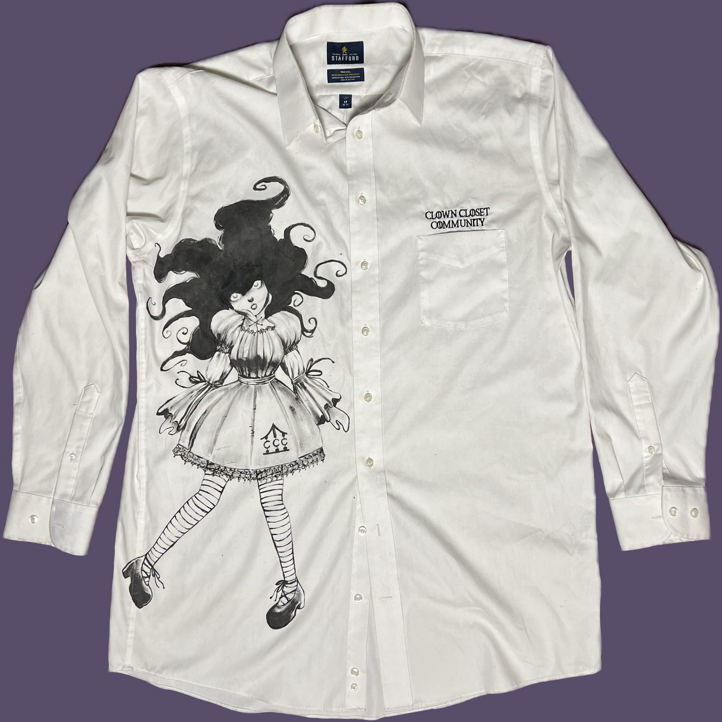 Abandoned doll button up