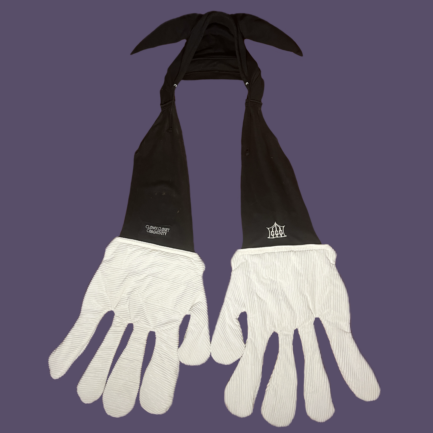 Hand held hooded scarf