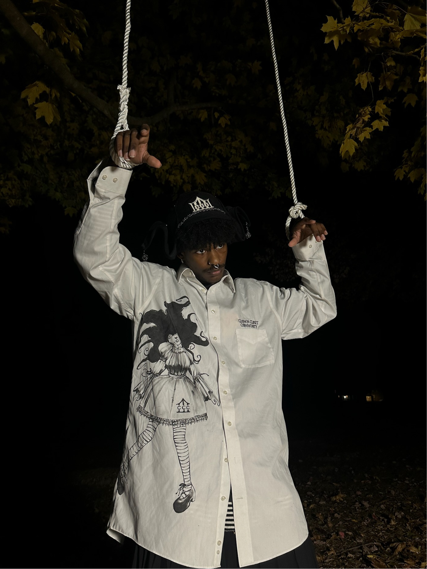 Abandoned doll button up