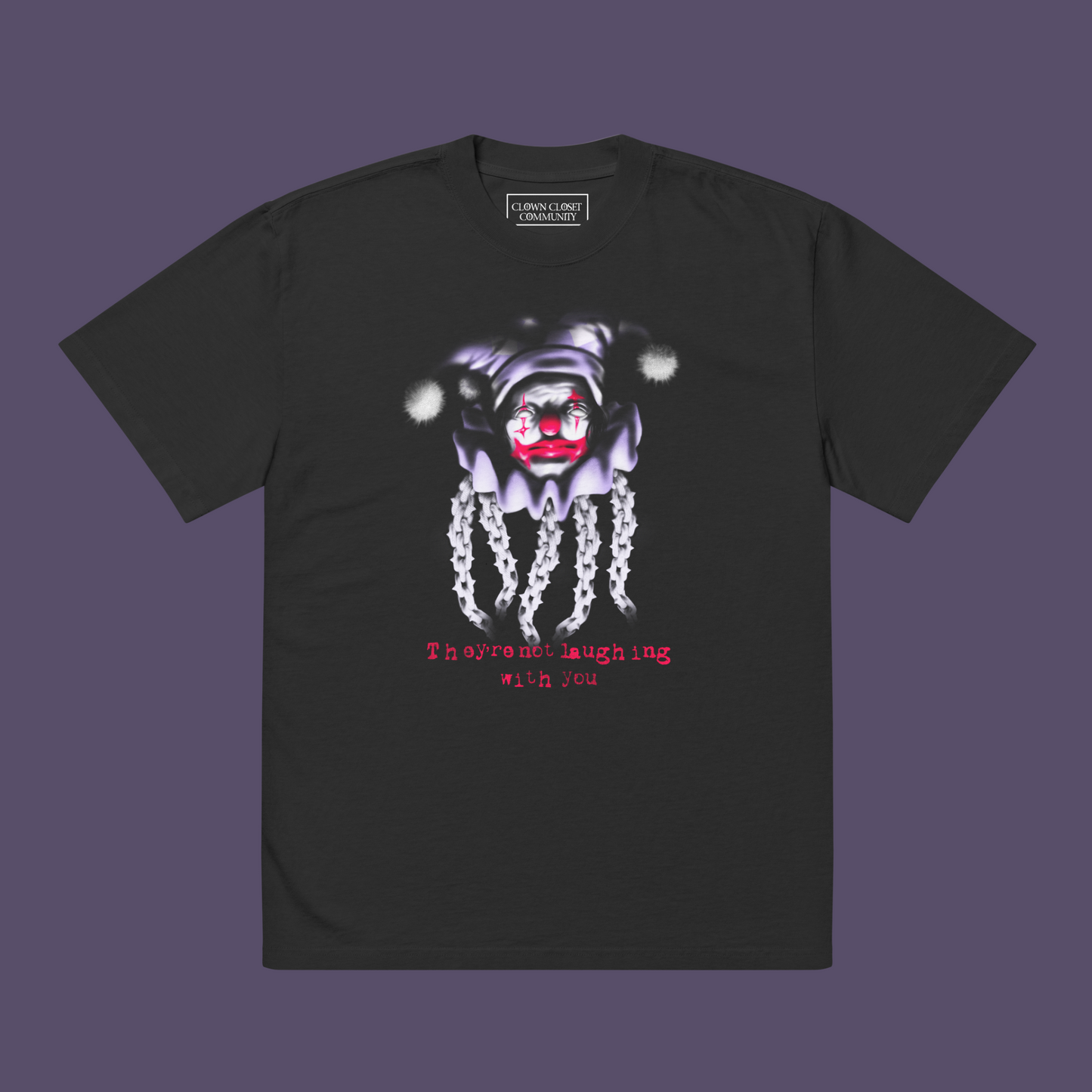 CCC “Laughing at you” Oversized faded t-shirt