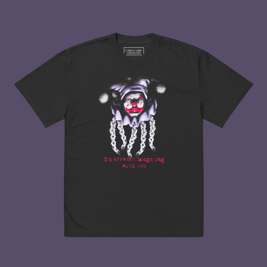 CCC “Laughing at you” Oversized faded t-shirt