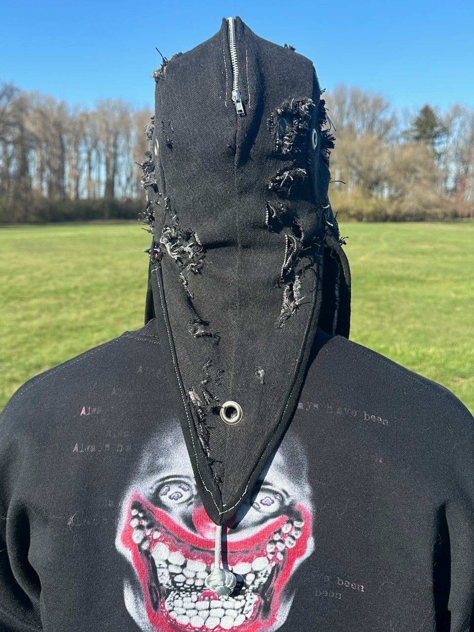 Distressed Jean Jester cap