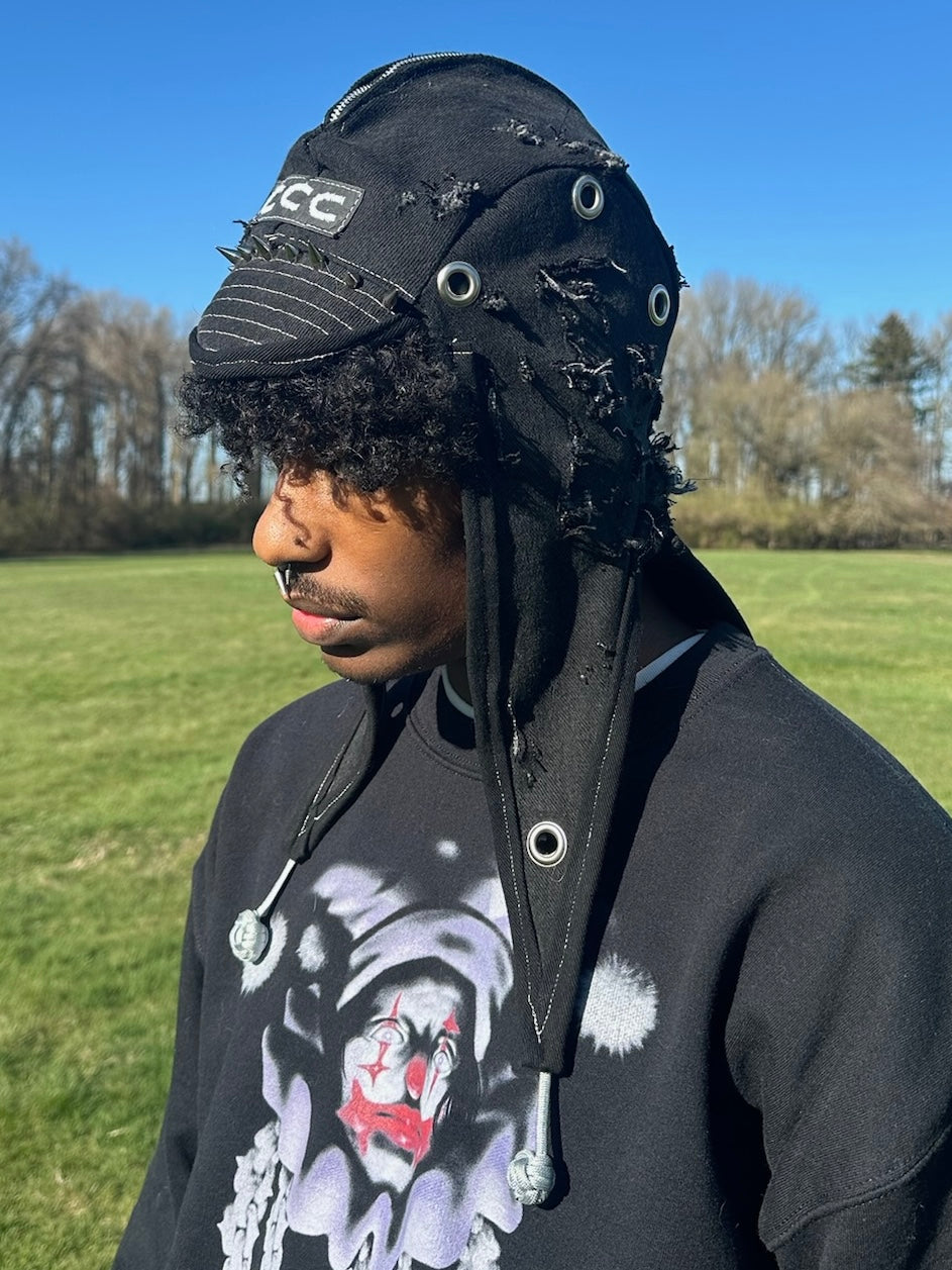 Distressed Jean Jester cap