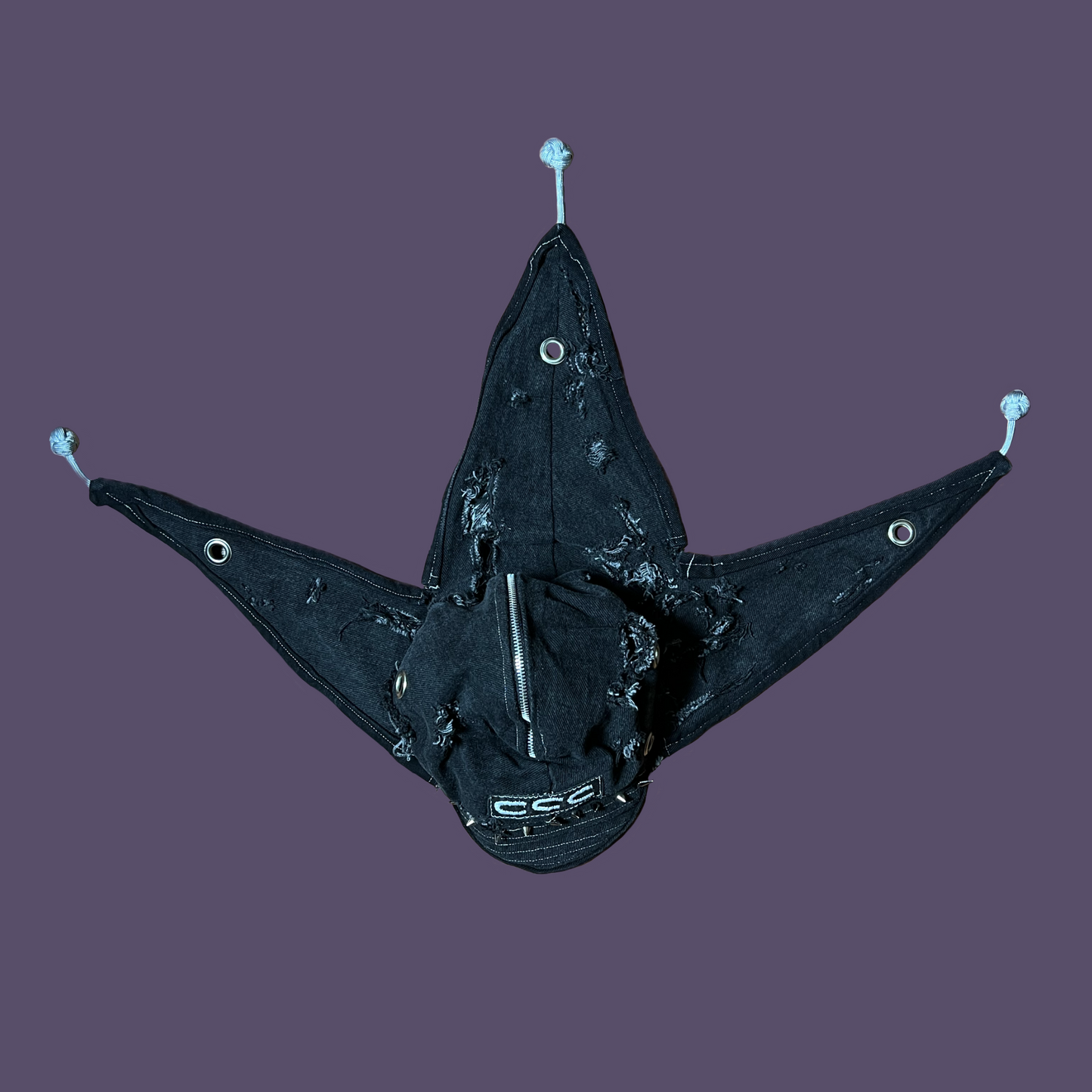 Distressed Jean Jester cap